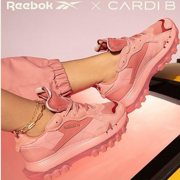 Reebok Shoes - NWT Edgy Reebok Classic Leather Cardi B Shoes